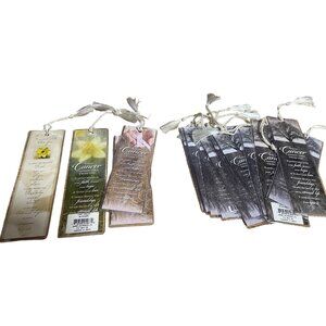 Inspirational Cancer Theme Laminated Bookmarks With Tassels  Set Of 16
